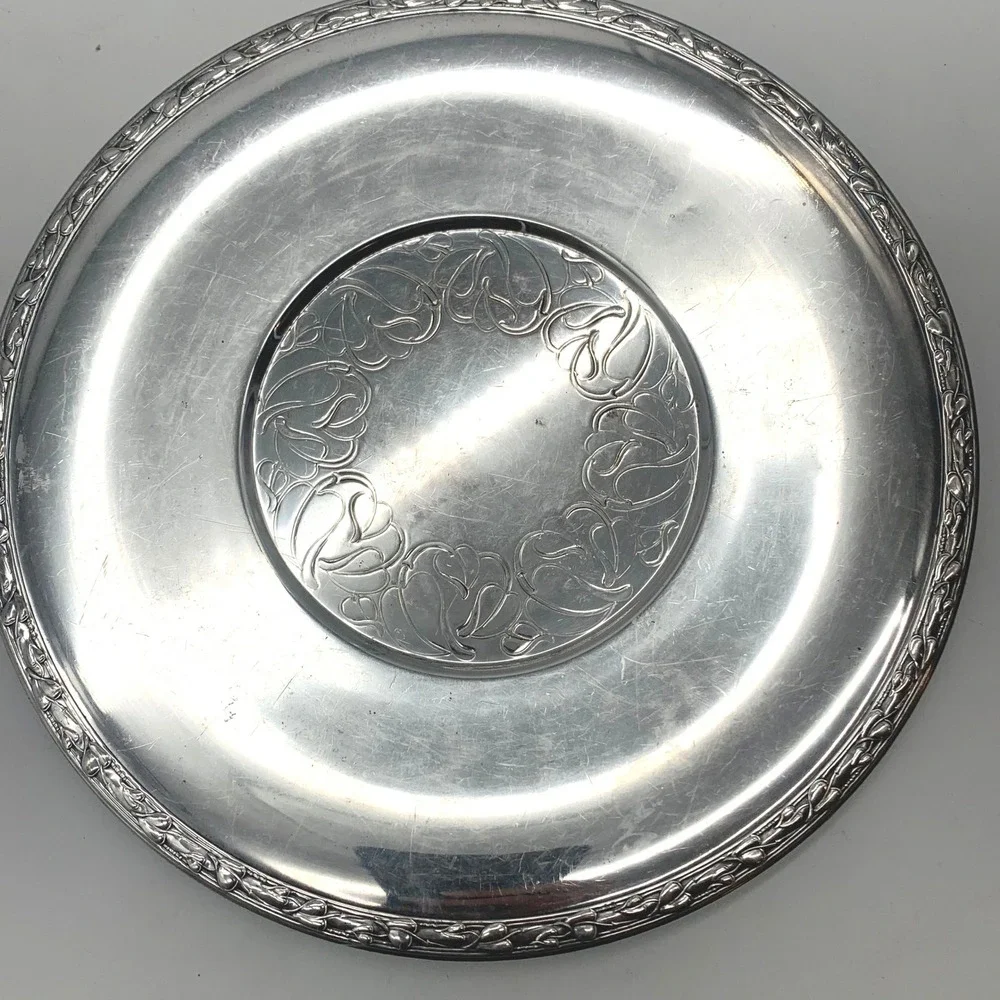 Vintage Wm A Rogers Silverplate Serving Tray 10